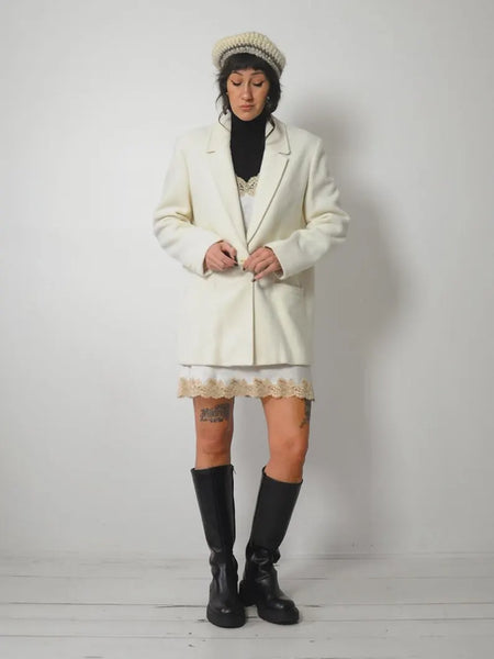 1980's Wool Oversized Blazer
