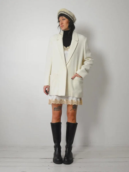 1980's Wool Oversized Blazer