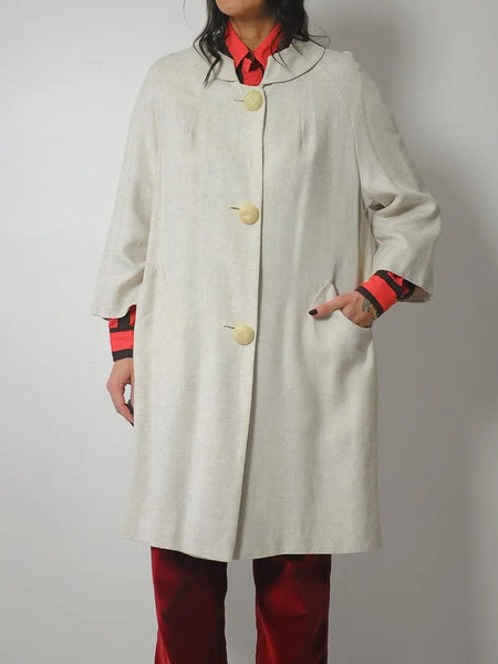 1960's Linen Minimal Jacket