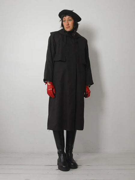 1970's Oscar De La Renta Wool Trench Coat