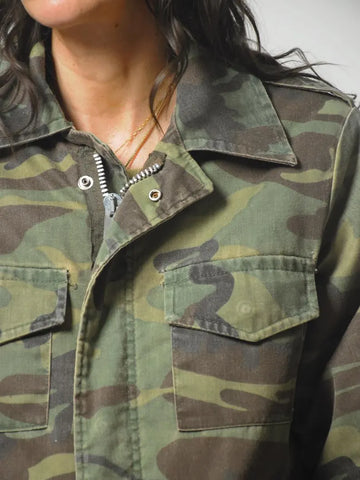 1980's Quilted Camo Jacket