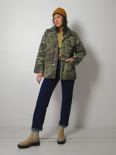 1980's Quilted Camo Jacket