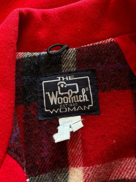 1980's Red Woolrich Duffle Coat