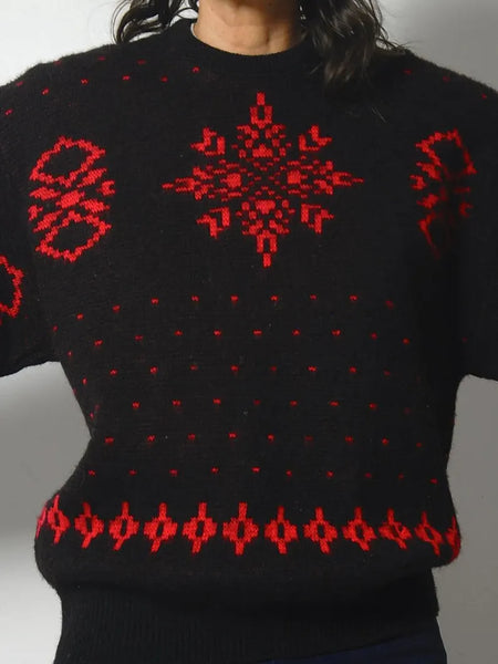 Wool Pendleton Snowflake Sweater
