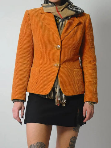 1970's Butterscotch Corduroy Blazer
