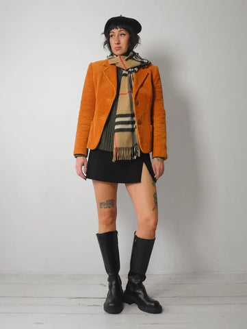 1970's Butterscotch Corduroy Blazer