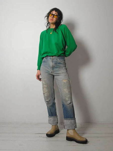 1970's/80's Destroyed Rustler Jeans 30x33