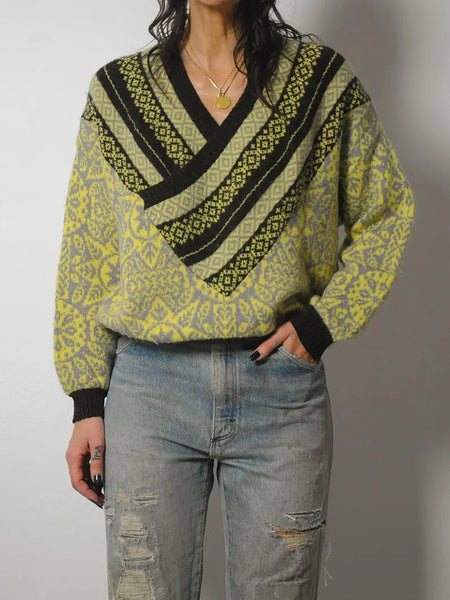 1980's United Colors of Benetton Ski Sweater