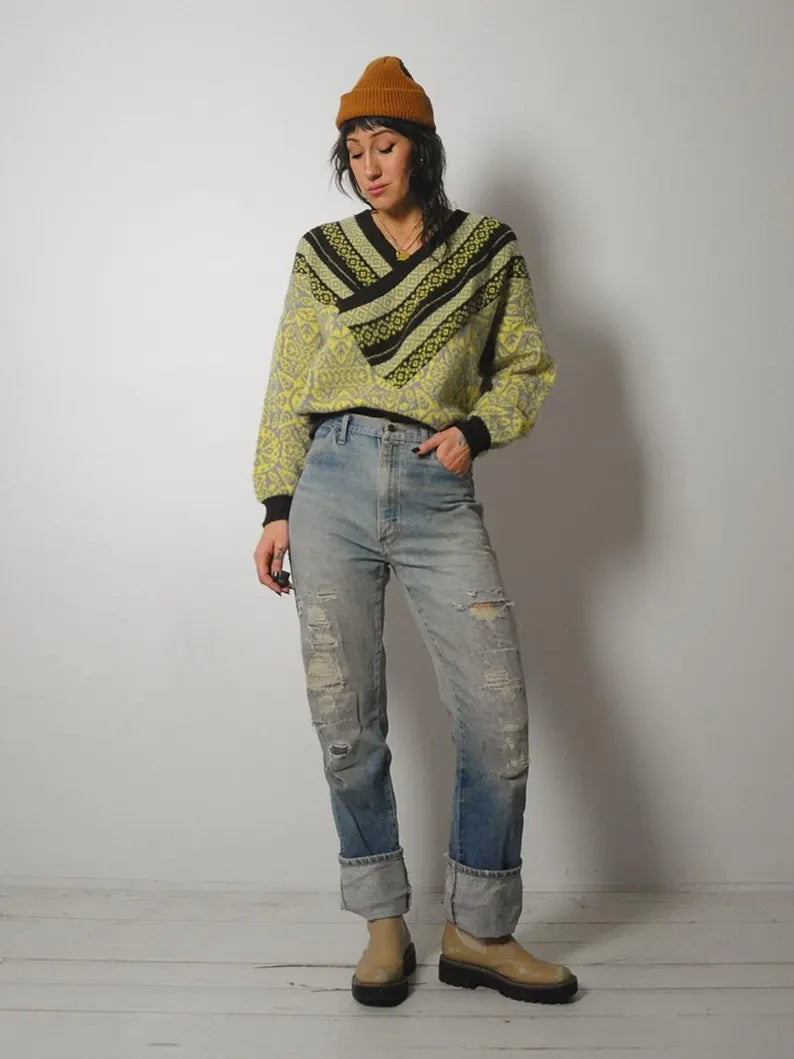 1980's United Colors of Benetton Ski Sweater