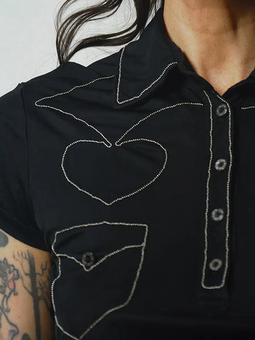 90's Moschino Trompe-l'œil dress