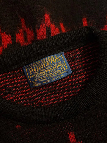 Wool Pendleton Snowflake Sweater