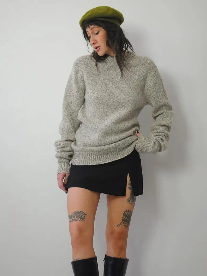1980's Oatmeal Wool Sweater