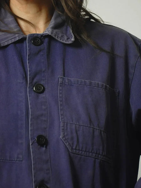 1970's Faded Indigo Chore Coat