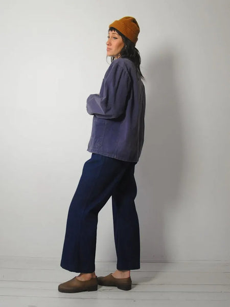 1970's Faded Indigo Chore Coat