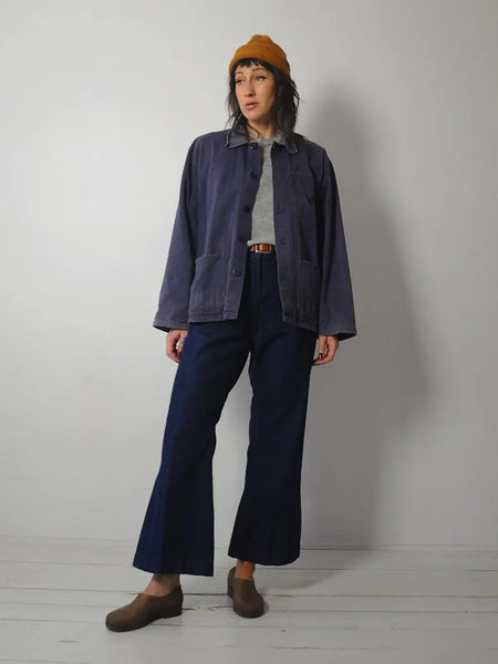 1970's Faded Indigo Chore Coat