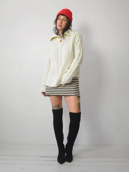 1970's Ivory knit Sweater