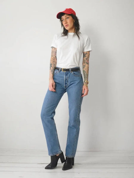 1980's Deadstock Thin White T-shirt