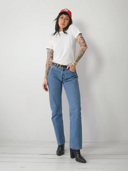 1980's Deadstock Thin White T-shirt