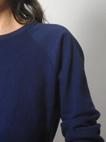 80's Blank Navy Crewneck