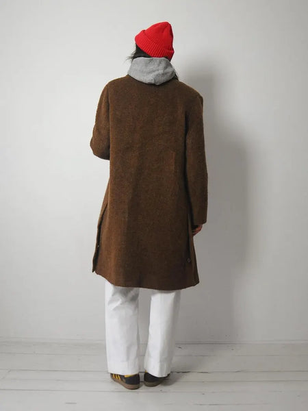 1980's Wool & Mohair Minimal Coat