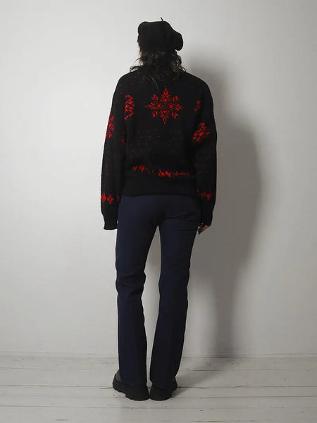 Wool Pendleton Snowflake Sweater