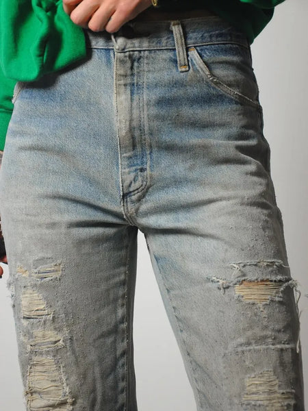 1970's/80's Destroyed Rustler Jeans 30x33