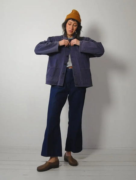 1970's Faded Indigo Chore Coat