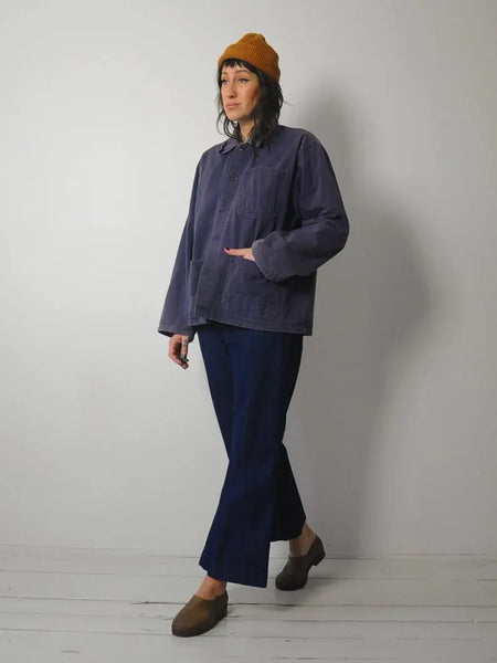 1970's Faded Indigo Chore Coat