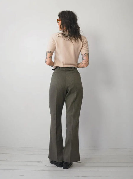 1950's Blush Cropped Sweater