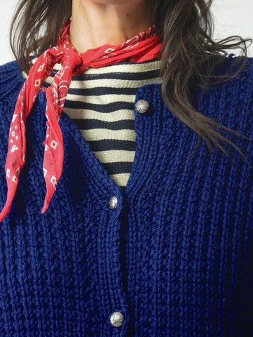 1970's Handknit Cardigan sweater