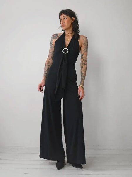 1970's Halter Neck Jumpsuit
