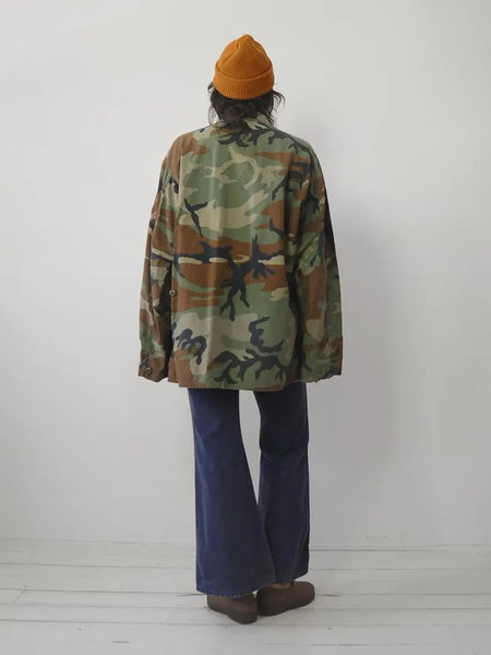 Oversized Camouflage Jacket