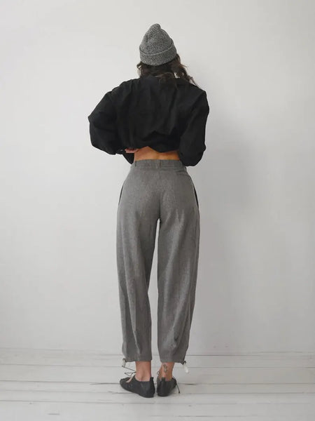 1940's Wool Bloused Leg Trousers