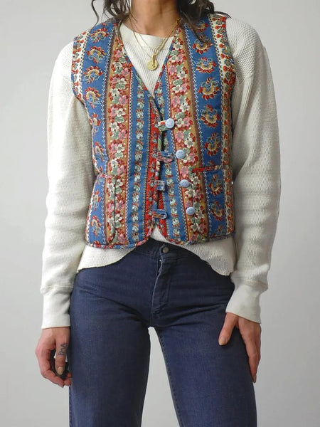 Patchwork Quilted OOAK Vest