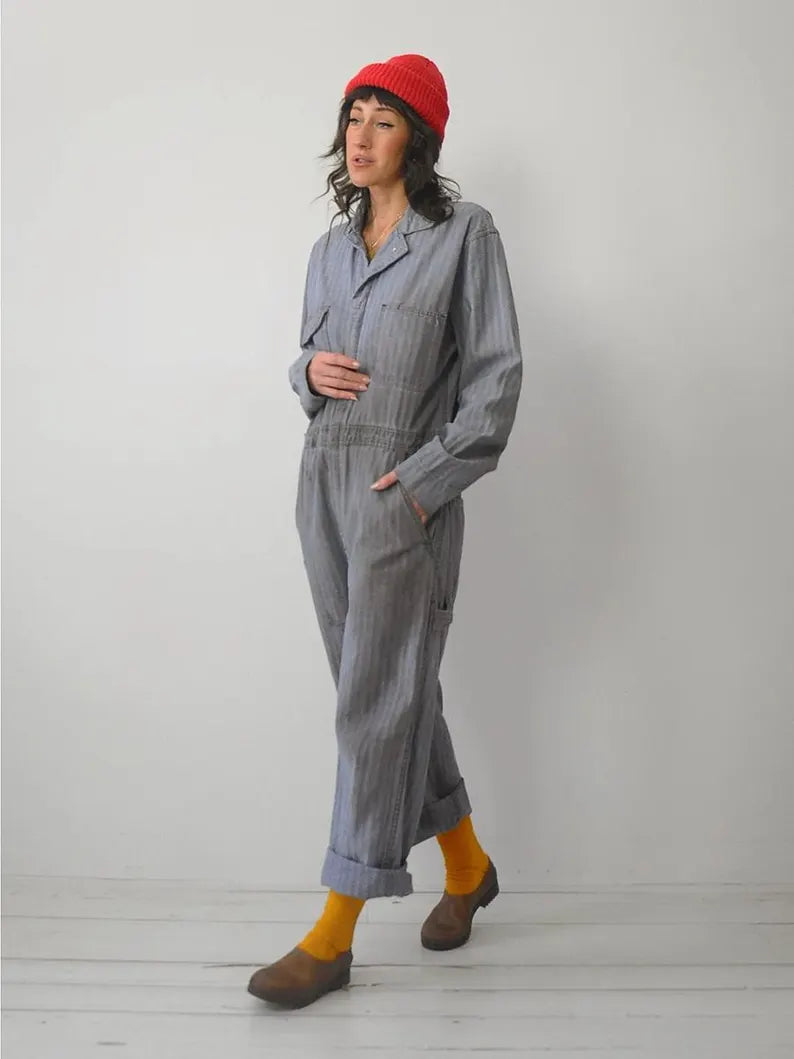 1970's Big Ben HBT Denim Coveralls