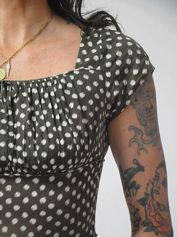1950's Polka Dot Cotton Dress