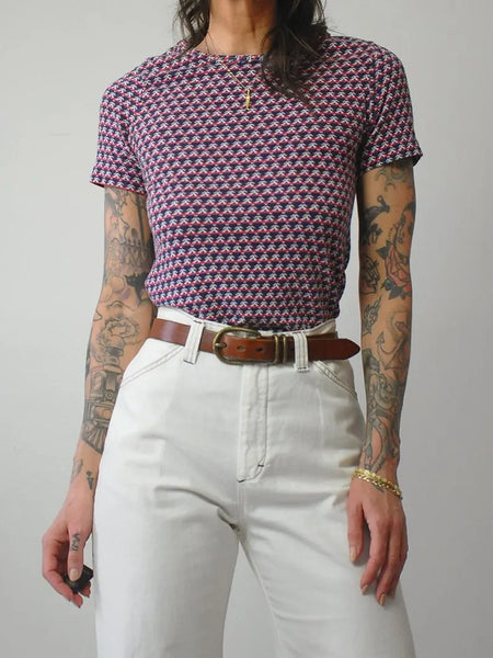 1970's Wrangler Cowboy Knit Tee