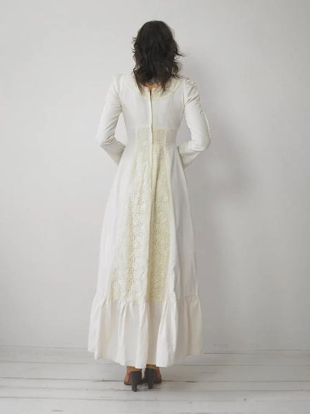 1970's Black Label Gunne Sax Dress