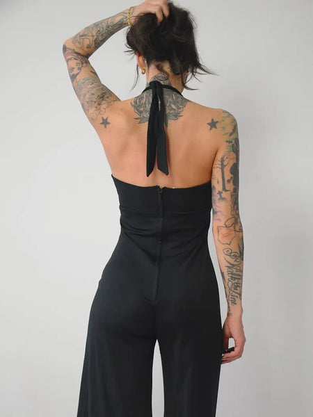 1970's Halter Neck Jumpsuit