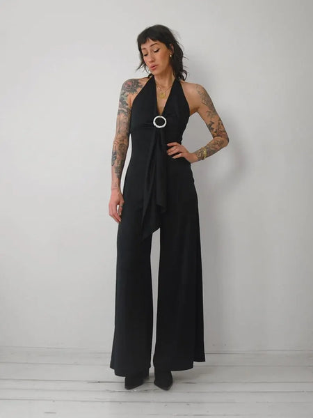 1970's Halter Neck Jumpsuit