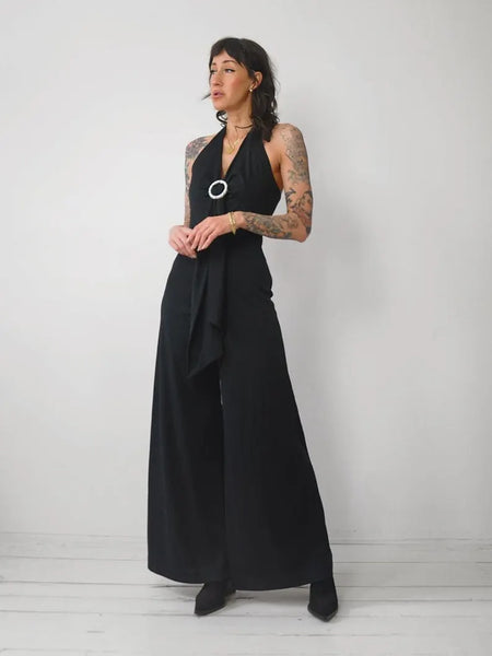 1970's Halter Neck Jumpsuit