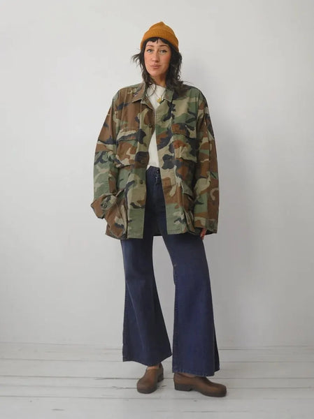Oversized Camouflage Jacket