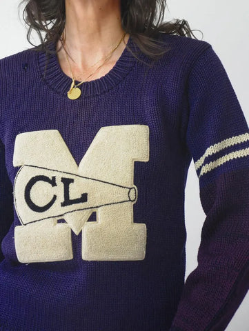 1940's Wool Cheer Sweater
