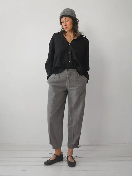 1940's Wool Bloused Leg Trousers