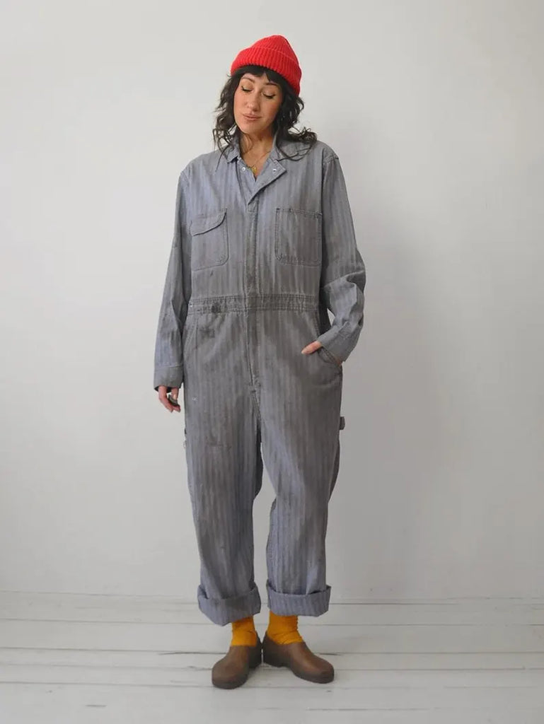 1970's Big Ben HBT Denim Coveralls – NOIROHIO VINTAGE 1970's Big Ben HBT Denim Coveralls – NOIROHIO VINTAGE