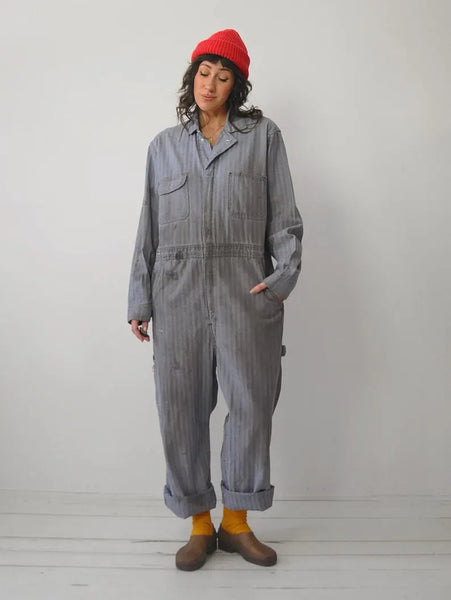 1970's Big Ben HBT Denim Coveralls