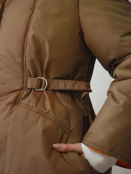 1970's Buckle Puffer Coat