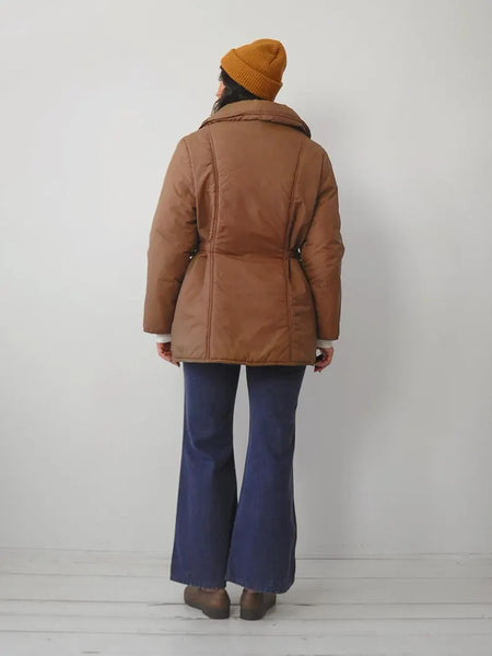 1970's Buckle Puffer Coat