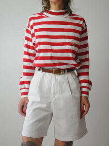 1980's Ralph Lauren Sailor Striped Shirt