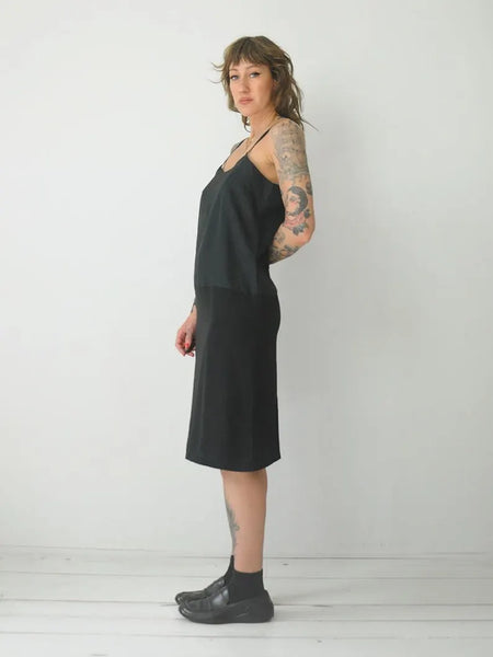 1930's Minimalist Silk Slip Dress